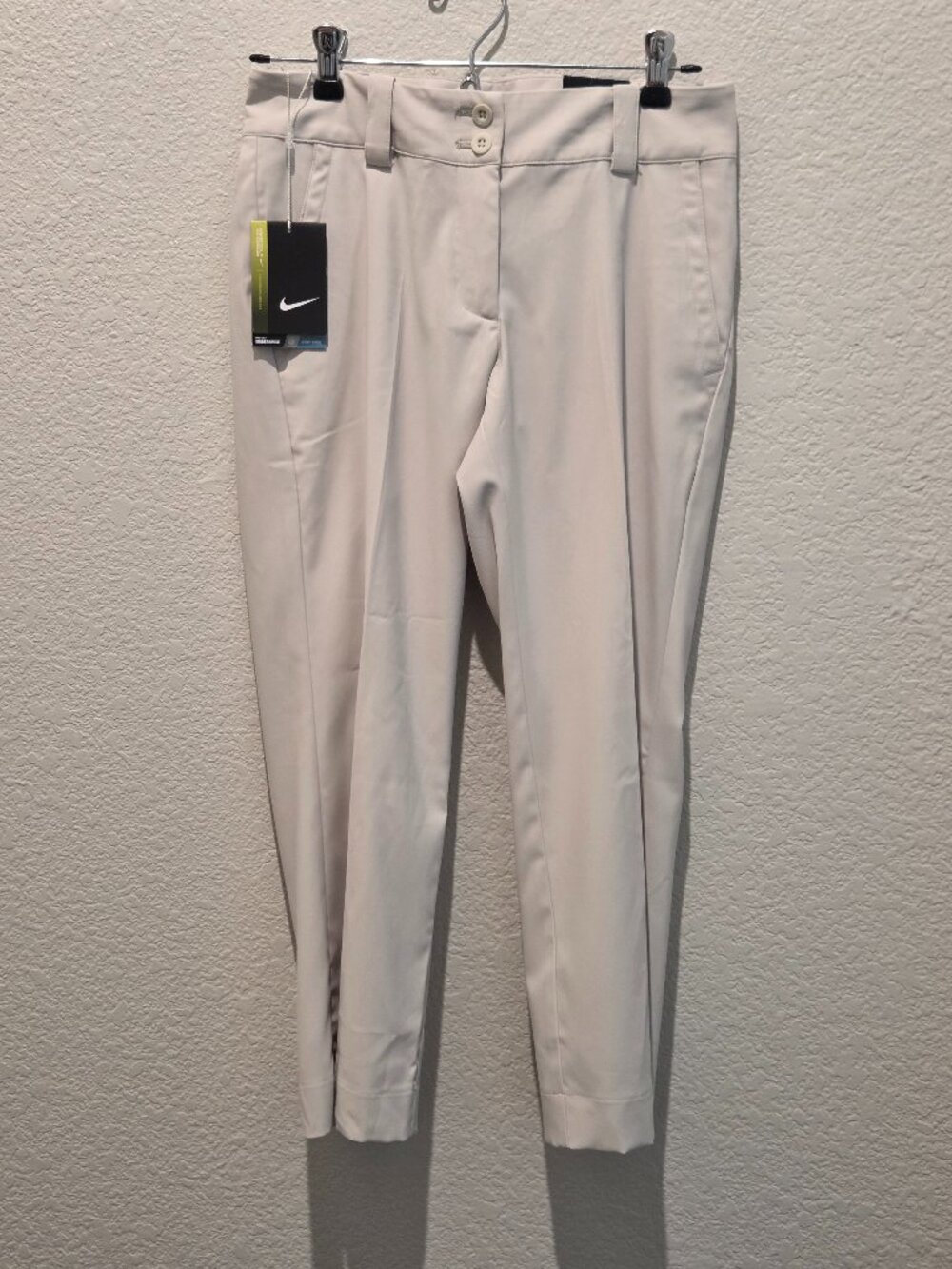 Nike Golf Pro Pants DriFit Tan/Beige/Cream Size 0 NWT